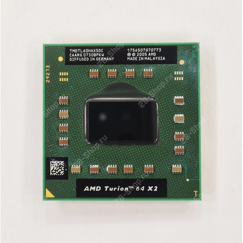 Б\У Процессор AMD Turion 64 X2 Mobile TL-60 200 2000MHz (1024Kb L2 Cache, TMDTL60HAX5DC)