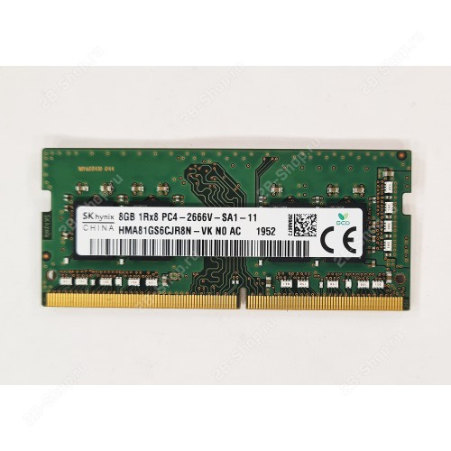 БУ Память оперативная SODIMM 8Gb DDR4 2666V SKhynix (HMA81GS6CJR8N-VK)