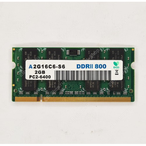 БУ Память оперативная SODIMM 2Gb DDR2 800 A2G16C6-S6