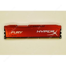 БУ Память оперативная DIMM DDR3 8 Гб PC3-15000 Kingston HyperX Fury Red (HX318C10FRK2/16) 1 шт.