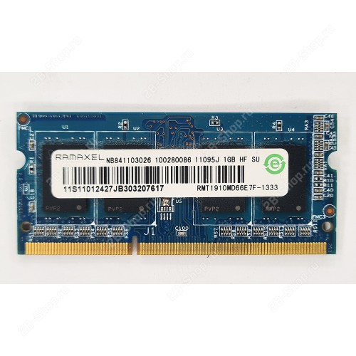 БУ Память оперативная SODIMM 1Gb DDR3 1333 RAMAXEL (RMT1910MD66E7F-1333)