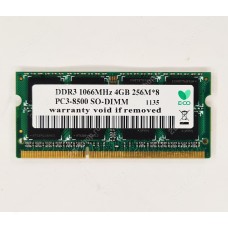 БУ Память оперативная SODIMM 4Gb DDR3 1066 ECO (PC3-8500 SO-DIMM)