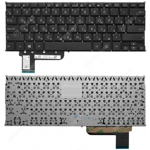 Клавиатура для ноутбука Asus VivoBook S200E (черная)