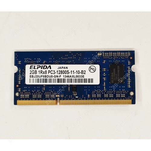 БУ Память оперативная SODIMM 2Gb DDR3 1600 Elpida (EBJ20UF8BDU0-GN-F)
