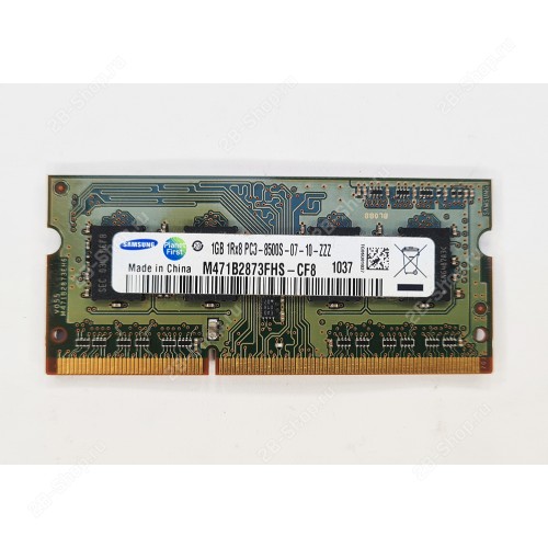 БУ Память оперативная SODIMM 1Gb DDR3 1066 Samsung (M471B2873FHS-CF8)