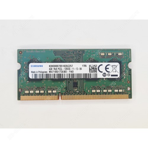 БУ Память оперативная SODIMM 4Gb DDR3L 1600 Samsung (M471B5173EB0-YK0)
