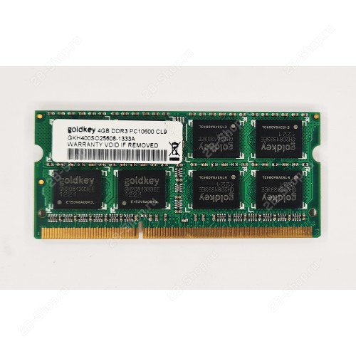 БУ Память оперативная SODIMM 4Gb DDR3 1333 Goldkey (GKH400SO25608-1333A)