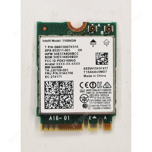 БУ Модуль wi-fi Intel 316NGW Acer ES1-533-P0A4