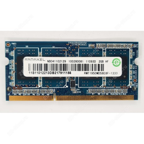 БУ Память оперативная SODIMM 2Gb DDR3 1333 RAMAXEL (RTM1950MD58E8F-1333)