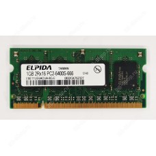 БУ Память оперативная SODIMM 1Gb DDR2 800 ELPIDA (EBE11UE6ACUA-8G-E)