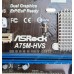 Б\У Материнская плата FM1 ASRock A75M-HVS с процессором AMD A8-3870