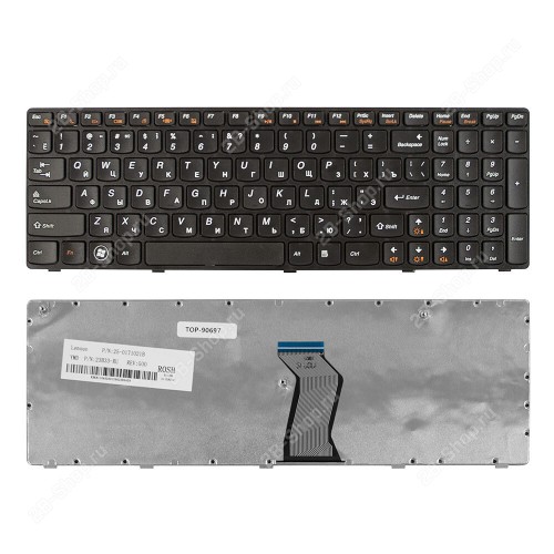 Клавиатура для ноутбука Lenovo IdeaPad G570, G575, G770, G780, Z560, Z565